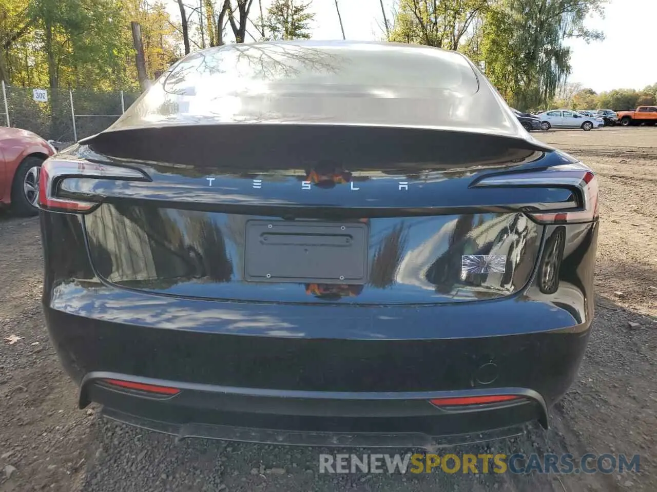 6 fotografías del automóvil dañado 5YJ3E1ET9RF809888 TESLA MODEL 3 2024