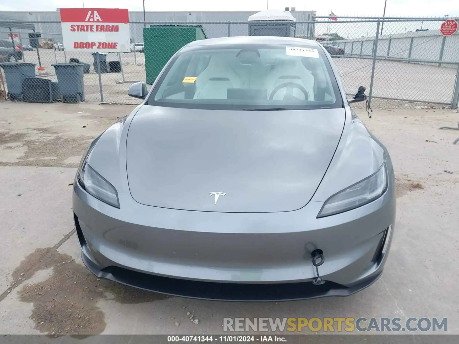 12 fotografías del automóvil dañado 5YJ3E1ET9RF848447 TESLA MODEL 3 2024