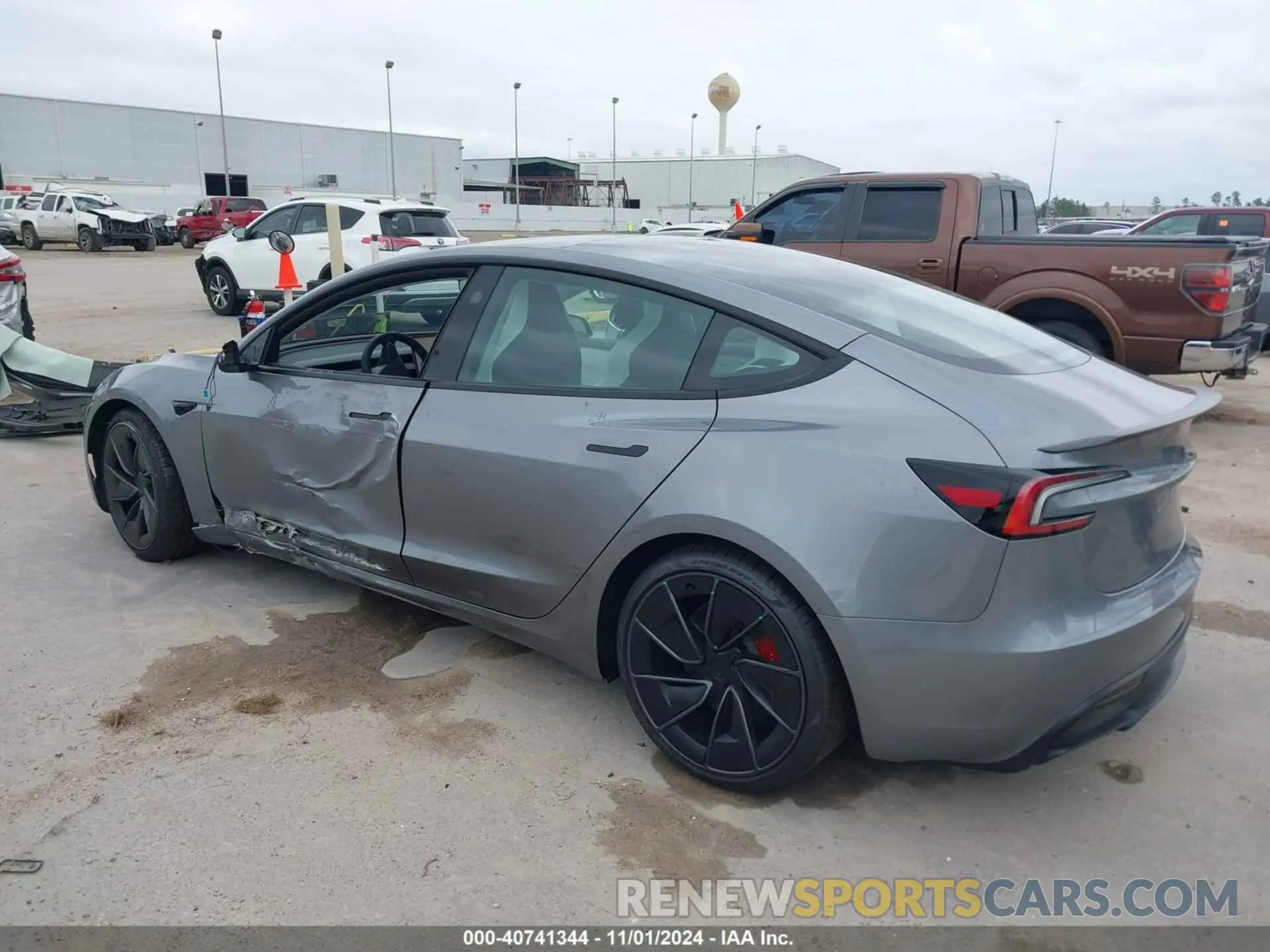 14 fotografías del automóvil dañado 5YJ3E1ET9RF848447 TESLA MODEL 3 2024