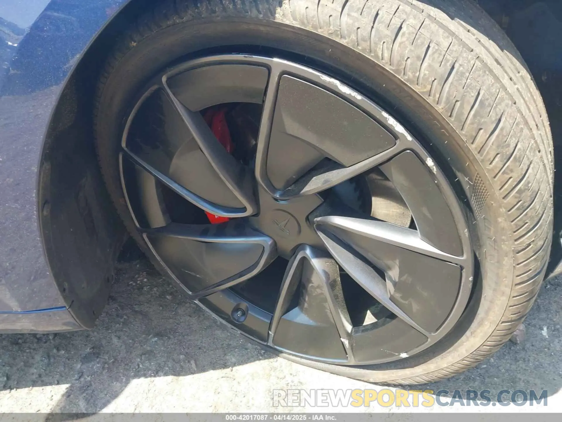 6 fotografías del automóvil dañado 5YJ3E1ET9RF881934 TESLA MODEL 3 2024
