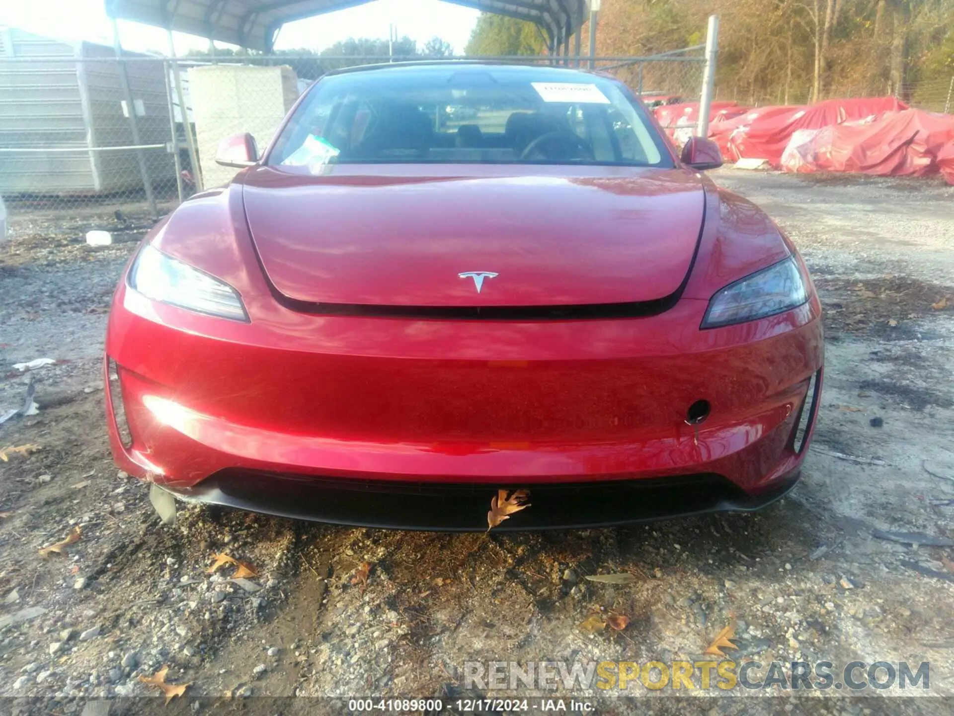 13 fotografías del automóvil dañado 5YJ3E1ETXRF809785 TESLA MODEL 3 2024