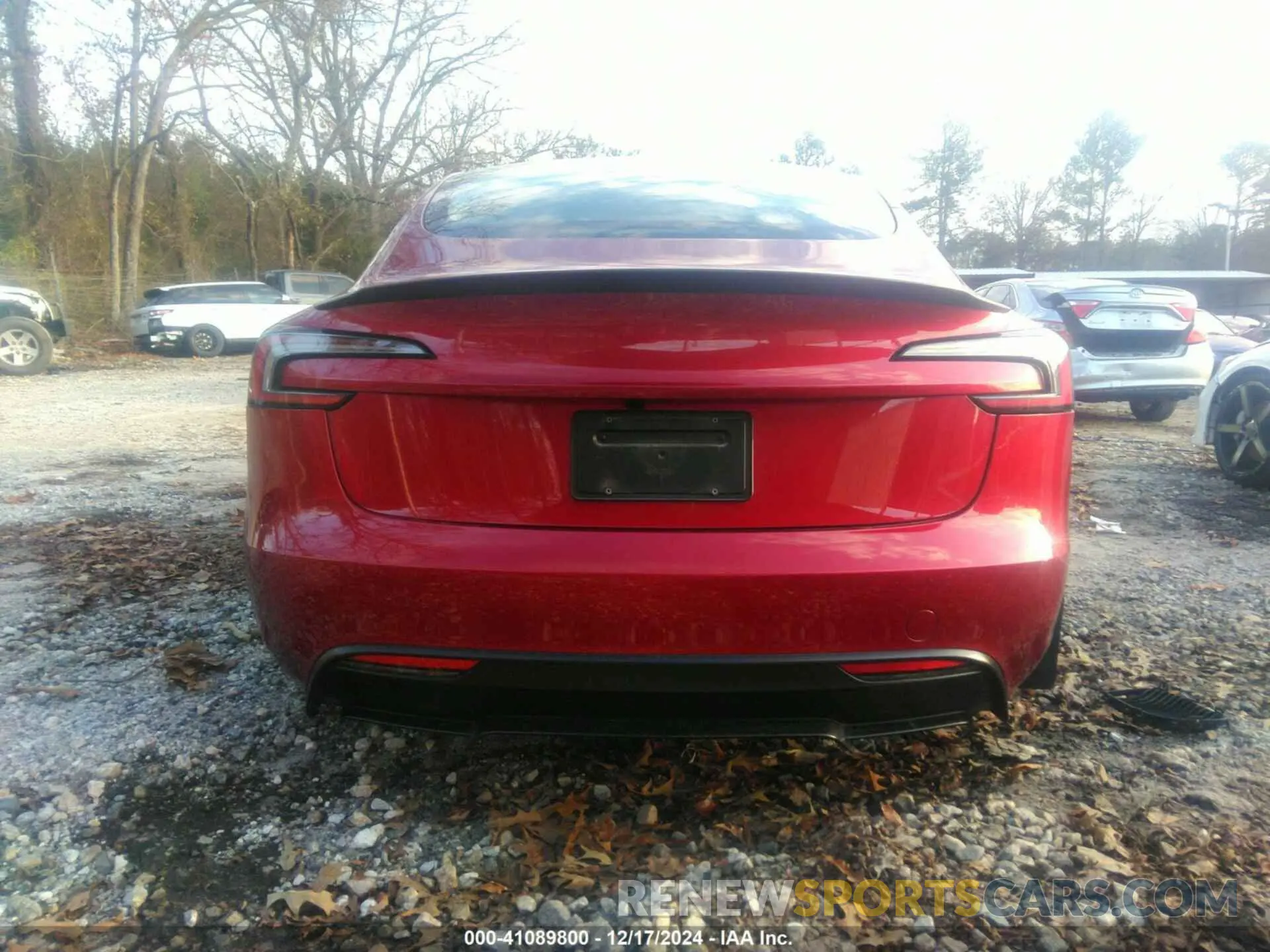 17 fotografías del automóvil dañado 5YJ3E1ETXRF809785 TESLA MODEL 3 2024