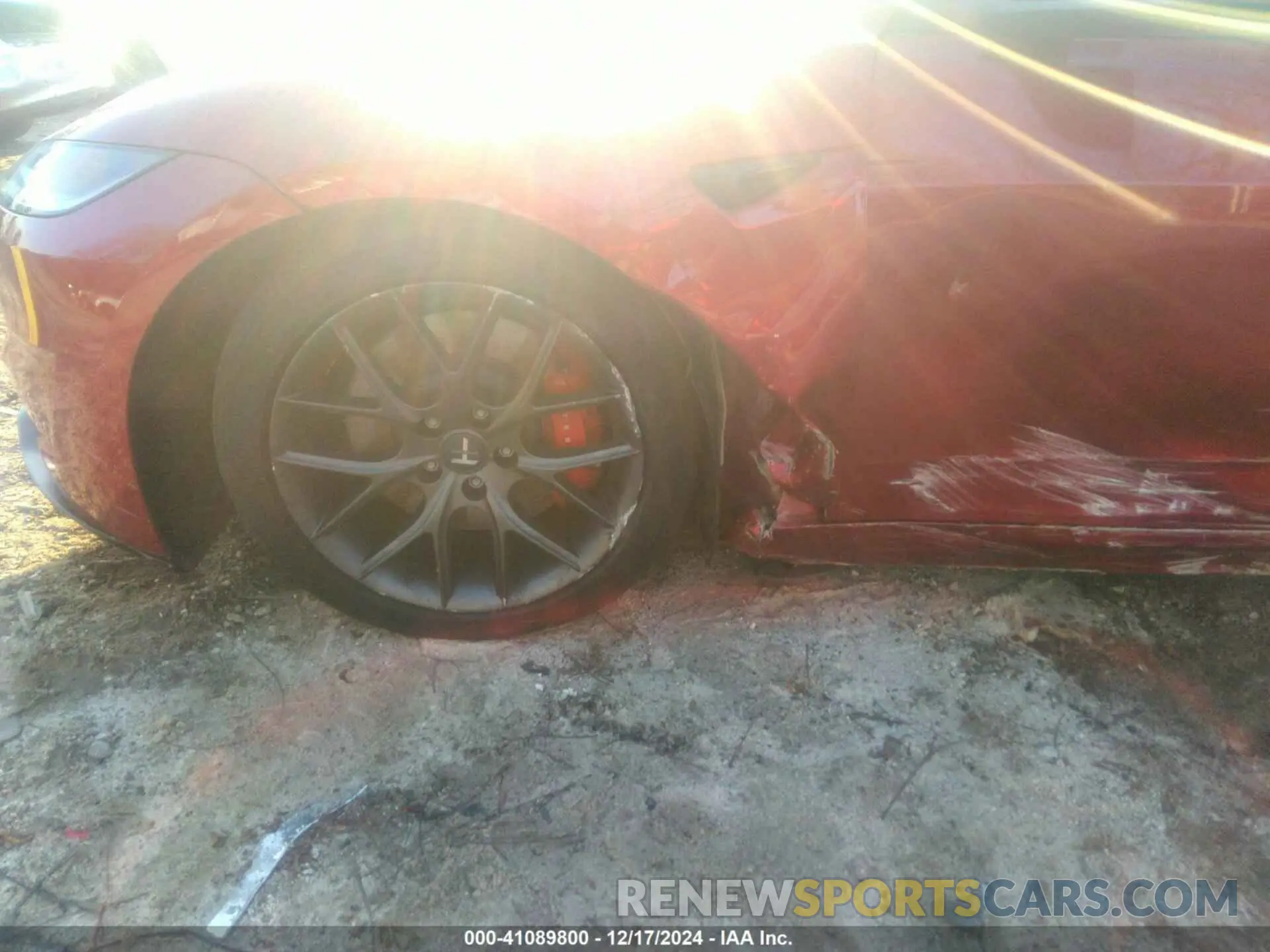 6 fotografías del automóvil dañado 5YJ3E1ETXRF809785 TESLA MODEL 3 2024