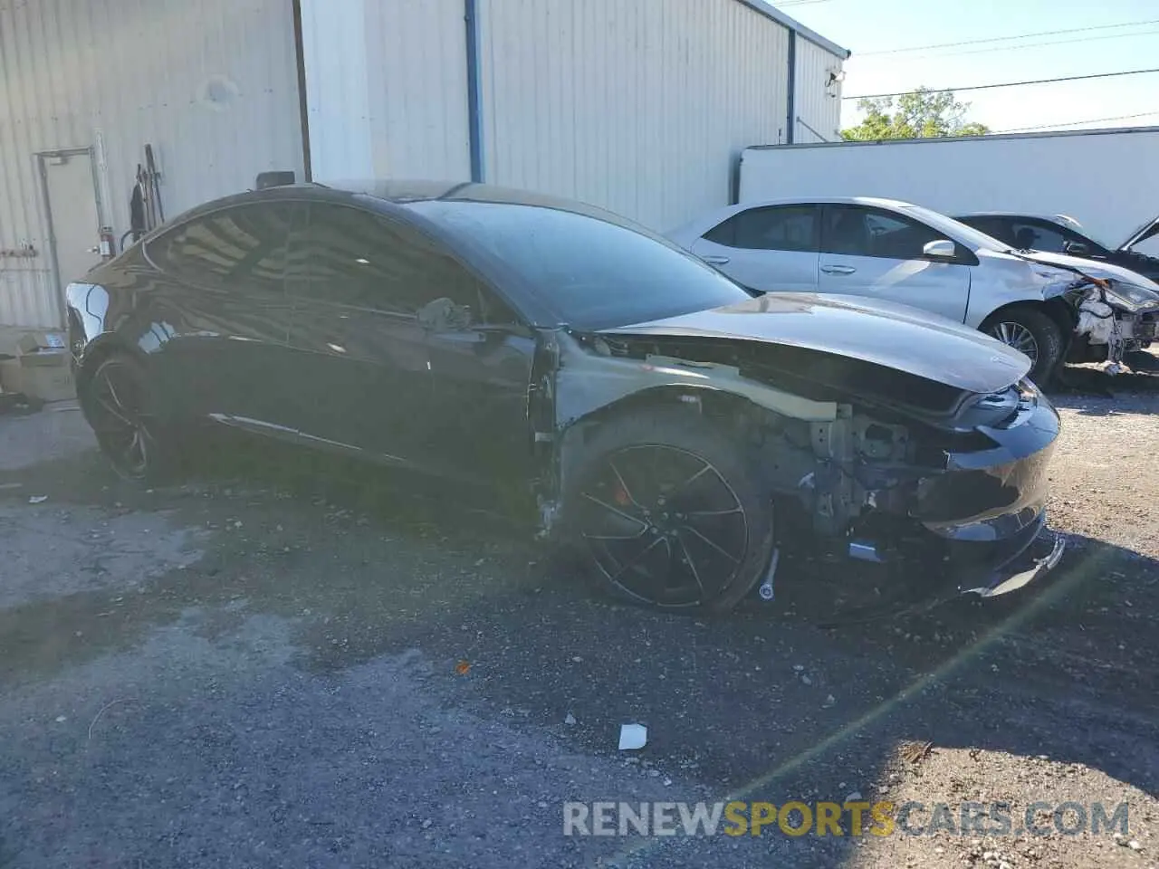 4 fotografías del automóvil dañado 5YJ3E1ETXRF845508 TESLA MODEL 3 2024