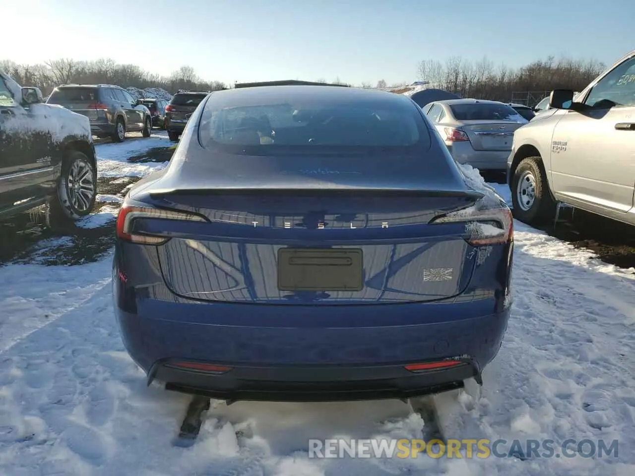 6 fotografías del automóvil dañado 5YJ3E1ETXRF847128 TESLA MODEL 3 2024