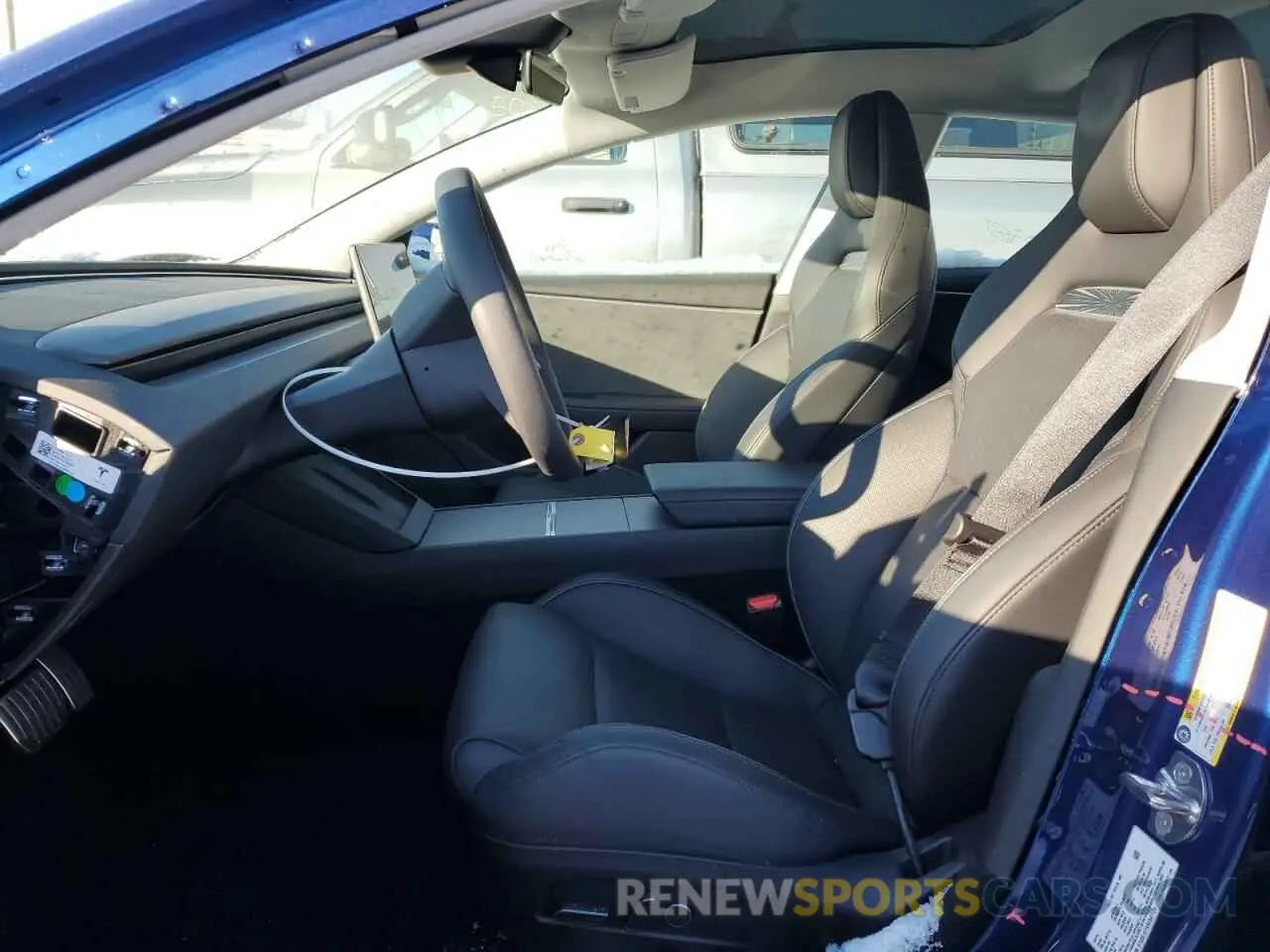 7 fotografías del automóvil dañado 5YJ3E1ETXRF847128 TESLA MODEL 3 2024