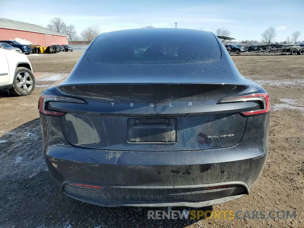 6 fotografías del automóvil dañado LRW3E7EB7RC101403 TESLA MODEL 3 2024