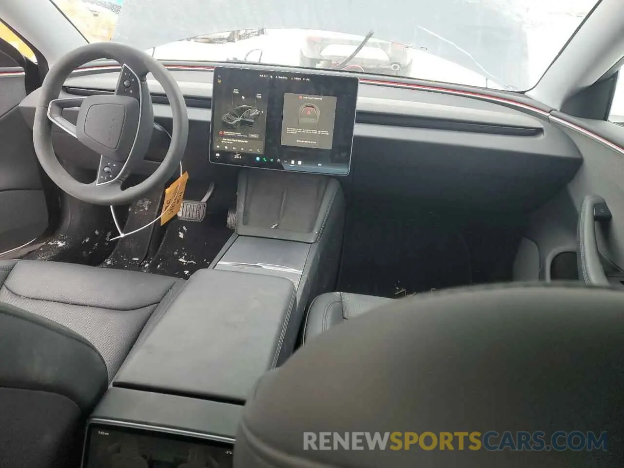 8 fotografías del automóvil dañado LRW3E7FA9RC277522 TESLA MODEL 3 2024