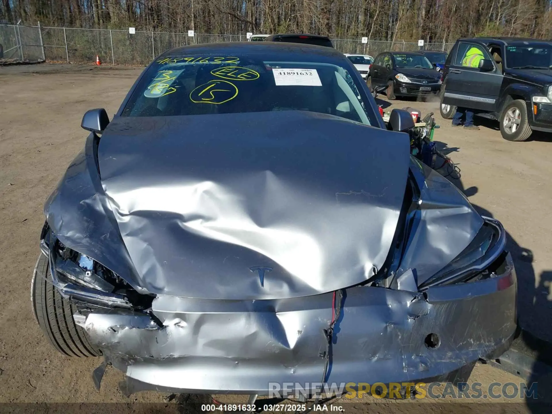 11 fotografías del automóvil dañado 5YJ3E1EA1SF877574 TESLA MODEL 3 2025