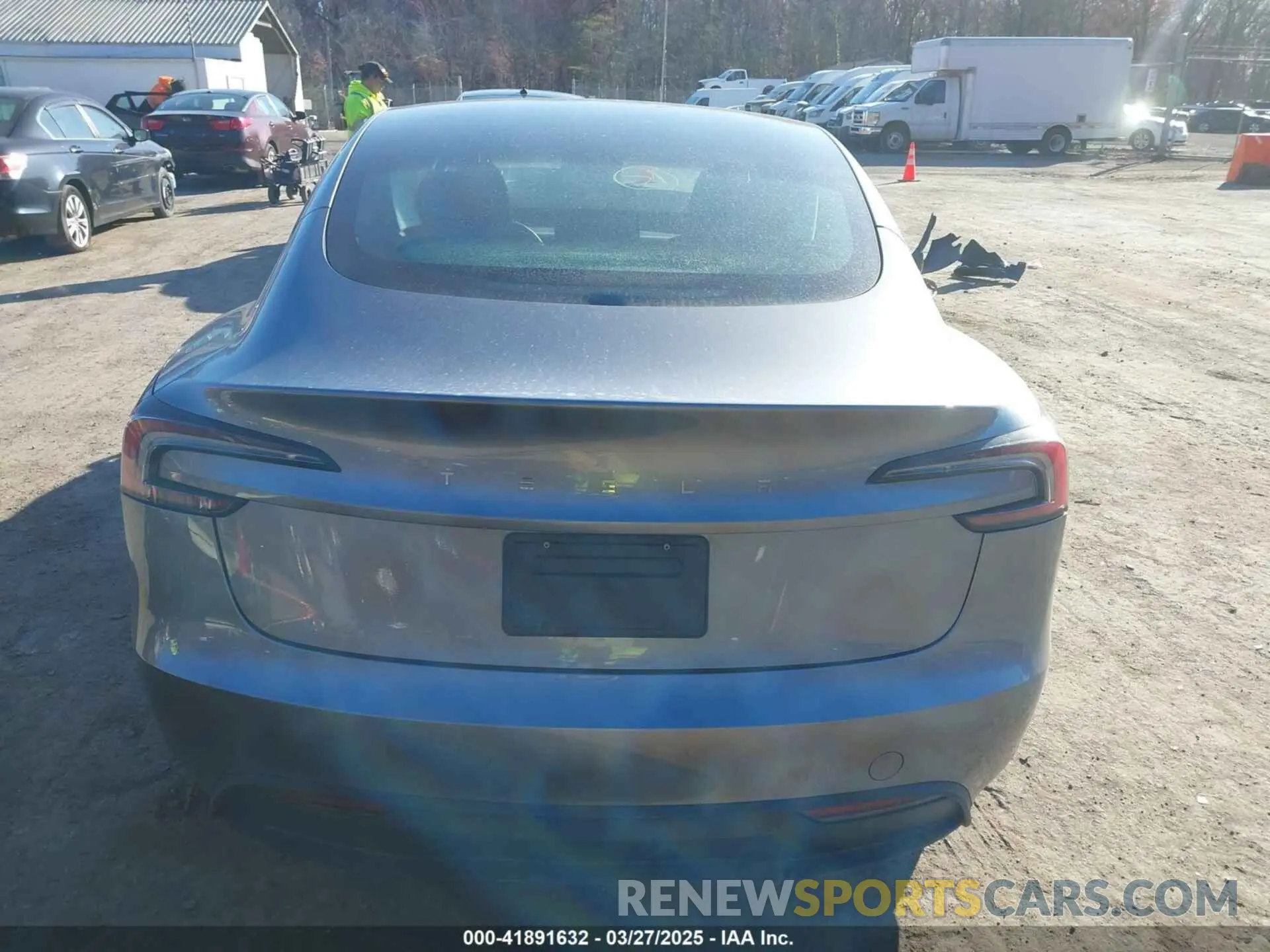 15 fotografías del automóvil dañado 5YJ3E1EA1SF877574 TESLA MODEL 3 2025