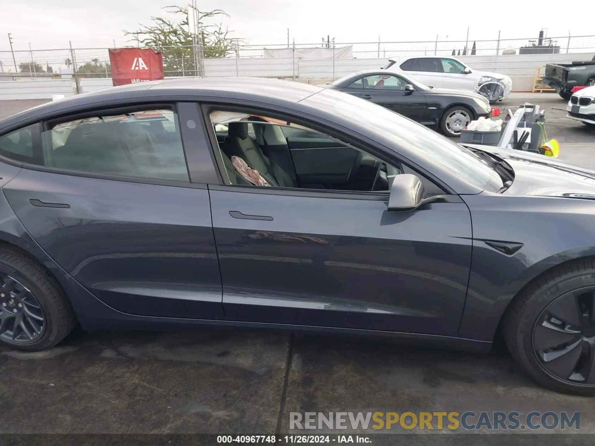 12 fotografías del automóvil dañado 5YJ3E1EA1SF878692 TESLA MODEL 3 2025