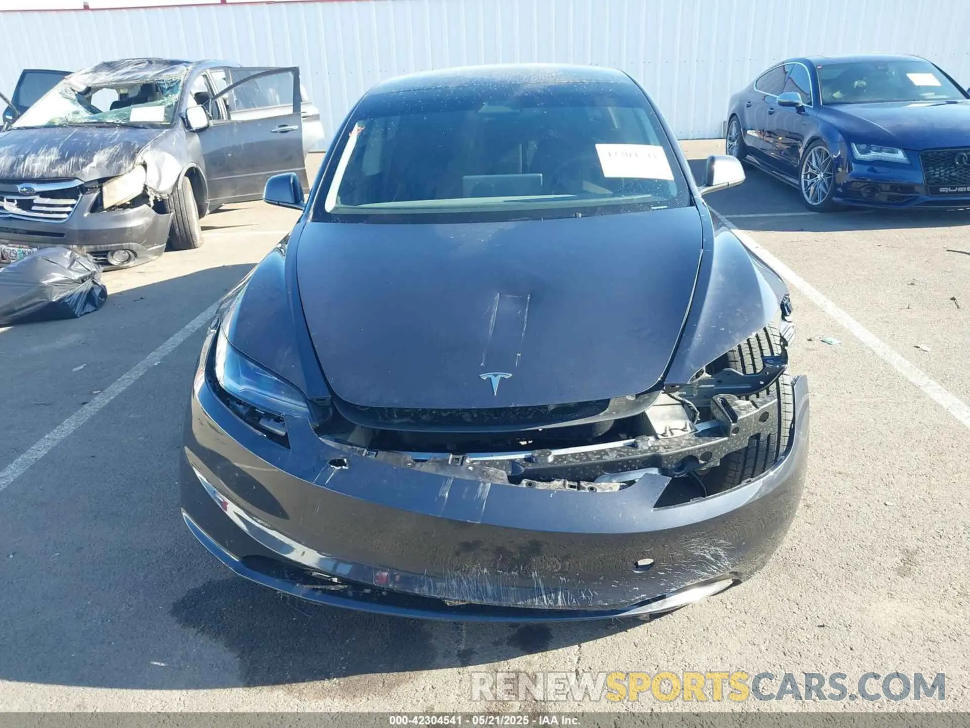 13 fotografías del automóvil dañado 5YJ3E1EA1SF905518 TESLA MODEL 3 2025