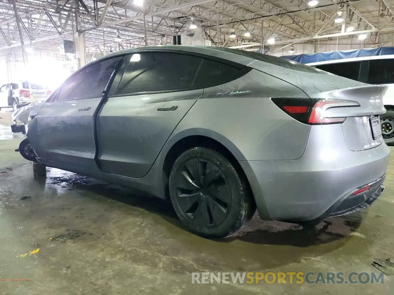 2 fotografías del automóvil dañado 5YJ3E1EA1SF925543 TESLA MODEL 3 2025