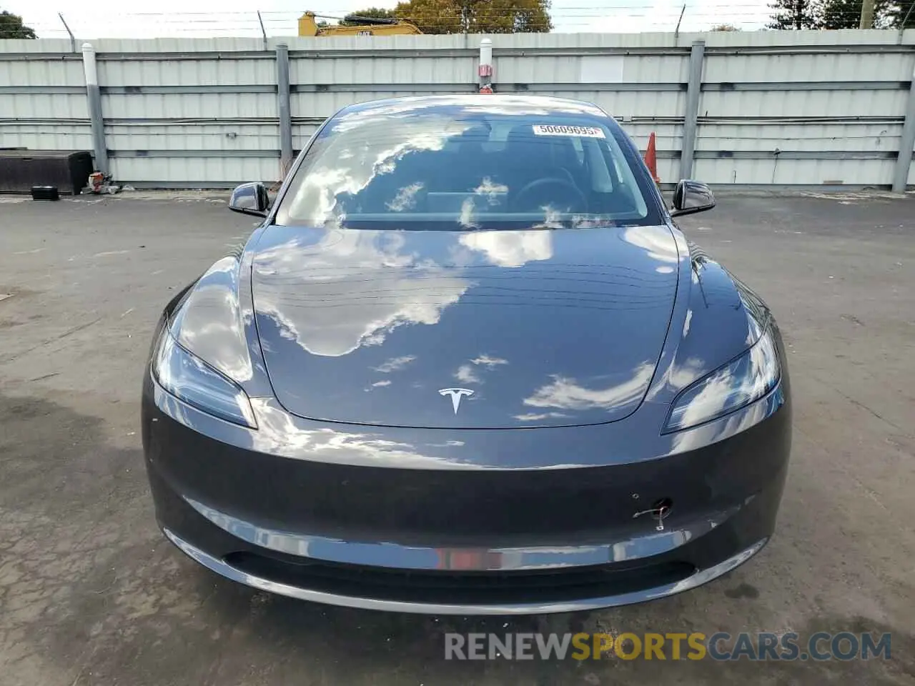 5 fotografías del automóvil dañado 5YJ3E1EA1SF938356 TESLA MODEL 3 2025