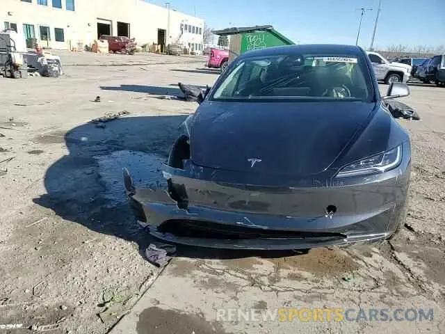 13 fotografías del automóvil dañado 5YJ3E1EA2SF932453 TESLA MODEL 3 2025