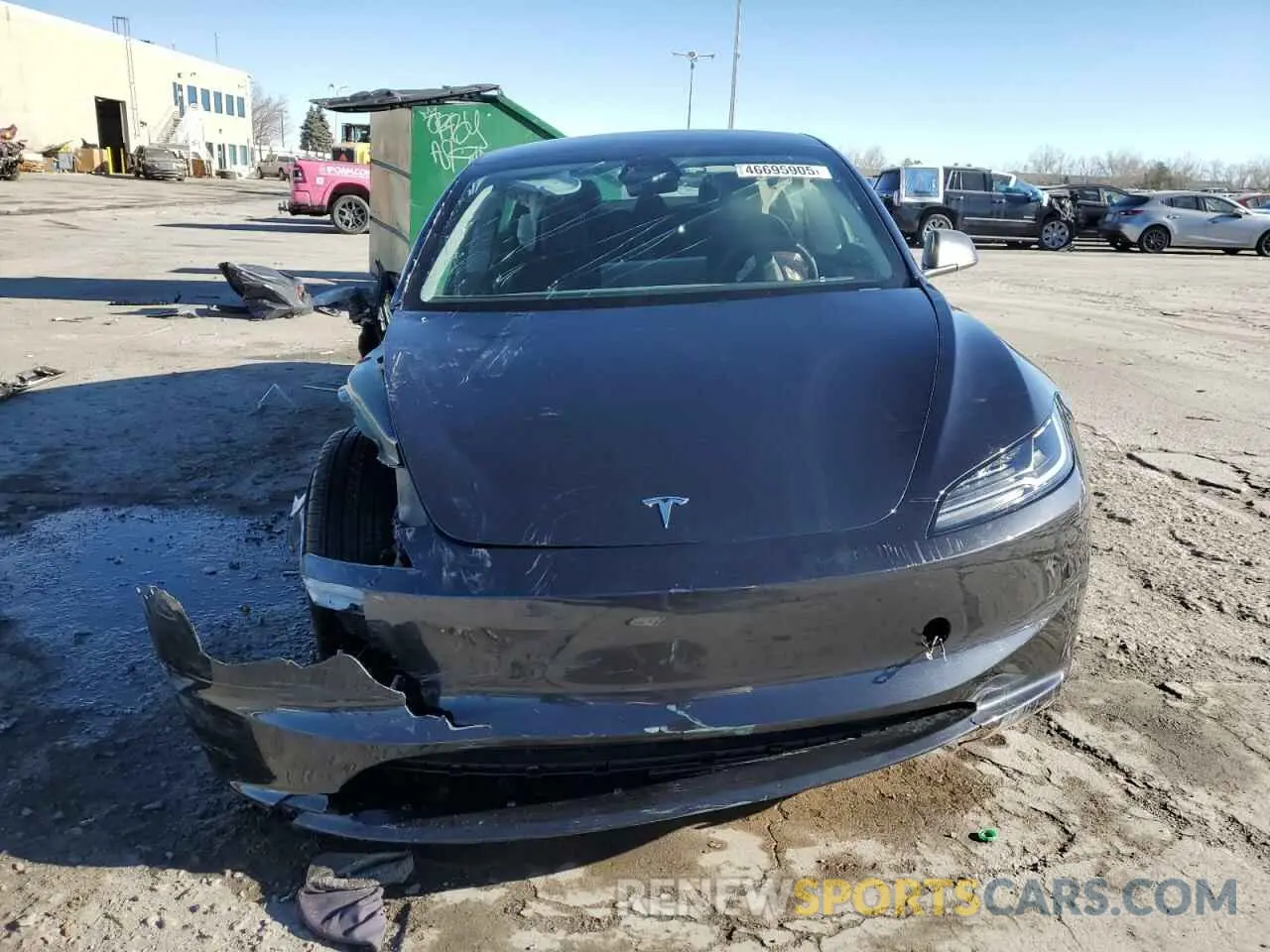 5 fotografías del automóvil dañado 5YJ3E1EA2SF932453 TESLA MODEL 3 2025