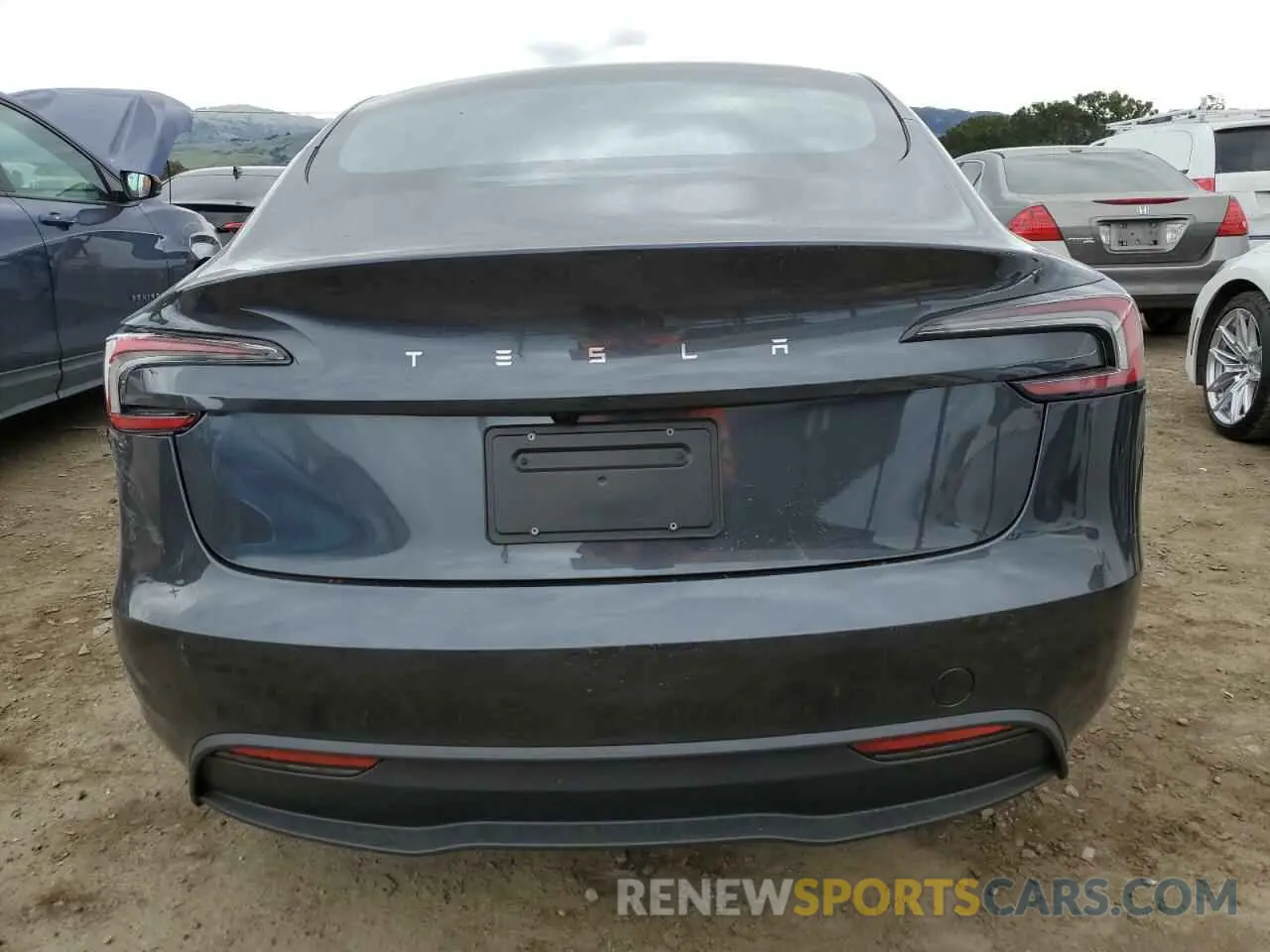 6 fotografías del automóvil dañado 5YJ3E1EA2SF962214 TESLA MODEL 3 2025