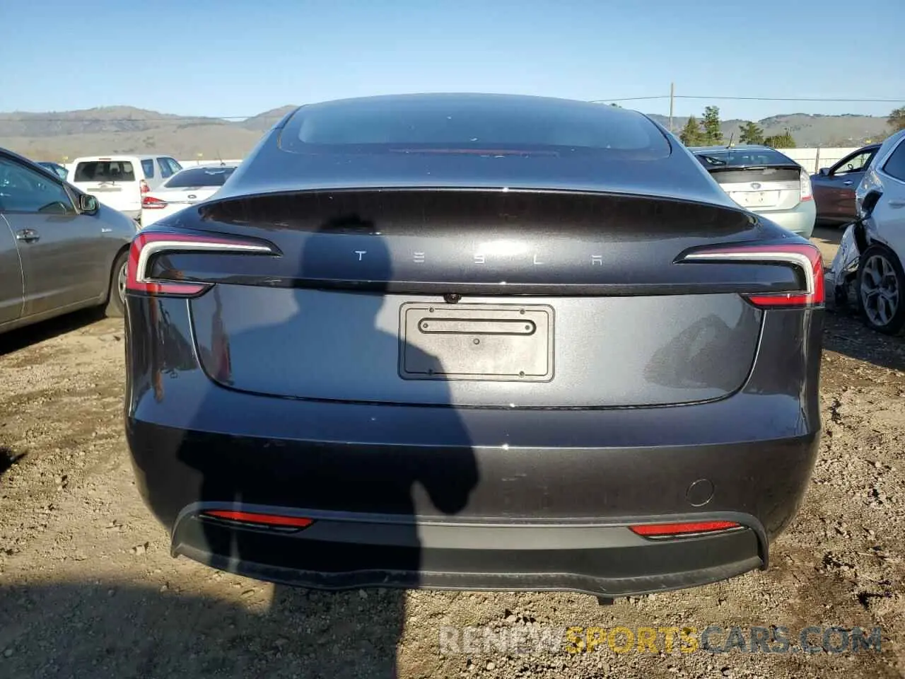6 fotografías del automóvil dañado 5YJ3E1EA3SF919453 TESLA MODEL 3 2025