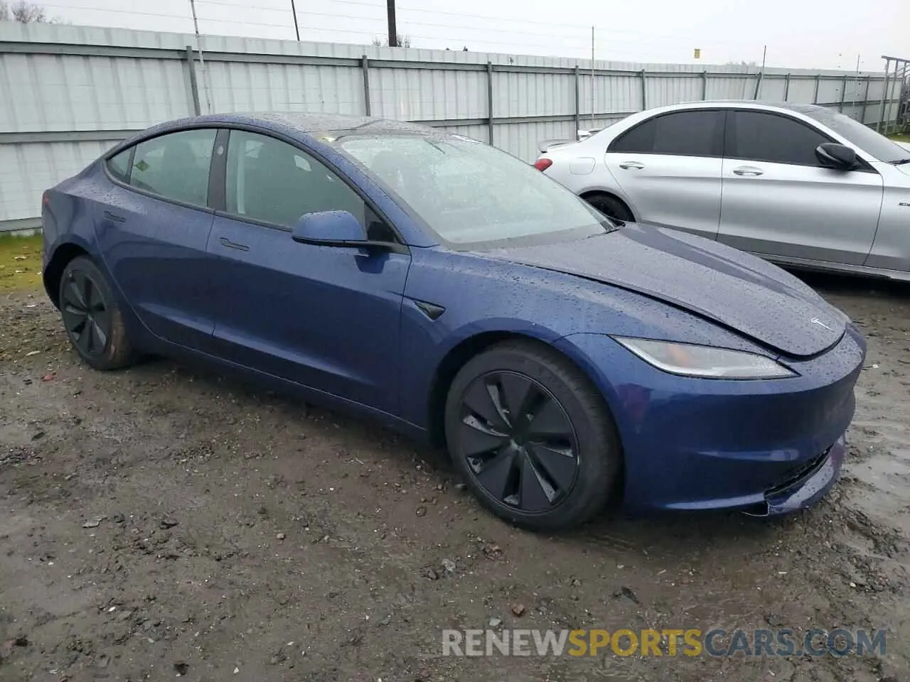 4 fotografías del automóvil dañado 5YJ3E1EA3SF927360 TESLA MODEL 3 2025