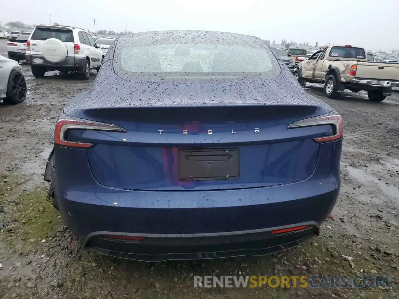6 fotografías del automóvil dañado 5YJ3E1EA3SF927360 TESLA MODEL 3 2025