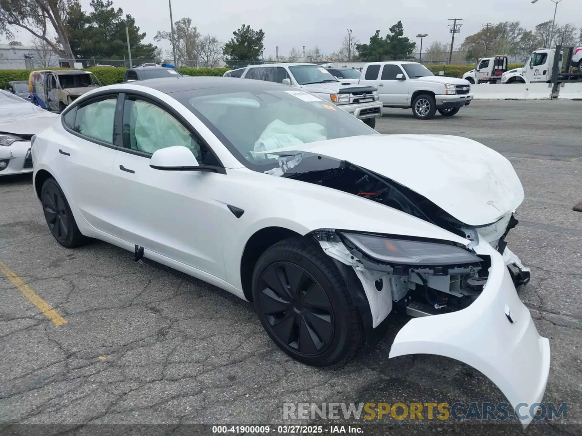 1 fotografías del automóvil dañado 5YJ3E1EA4SF966099 TESLA MODEL 3 2025