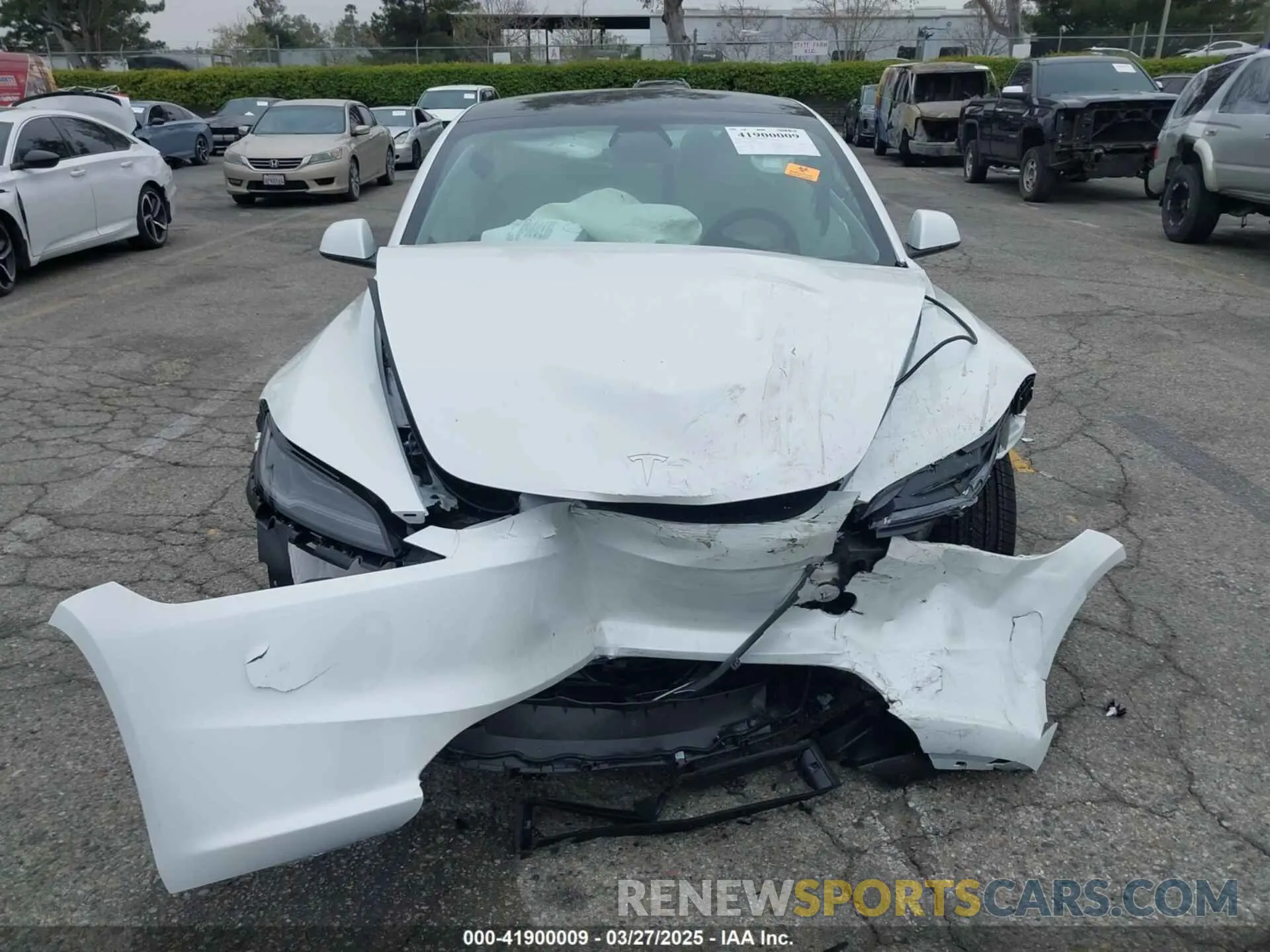 11 fotografías del automóvil dañado 5YJ3E1EA4SF966099 TESLA MODEL 3 2025