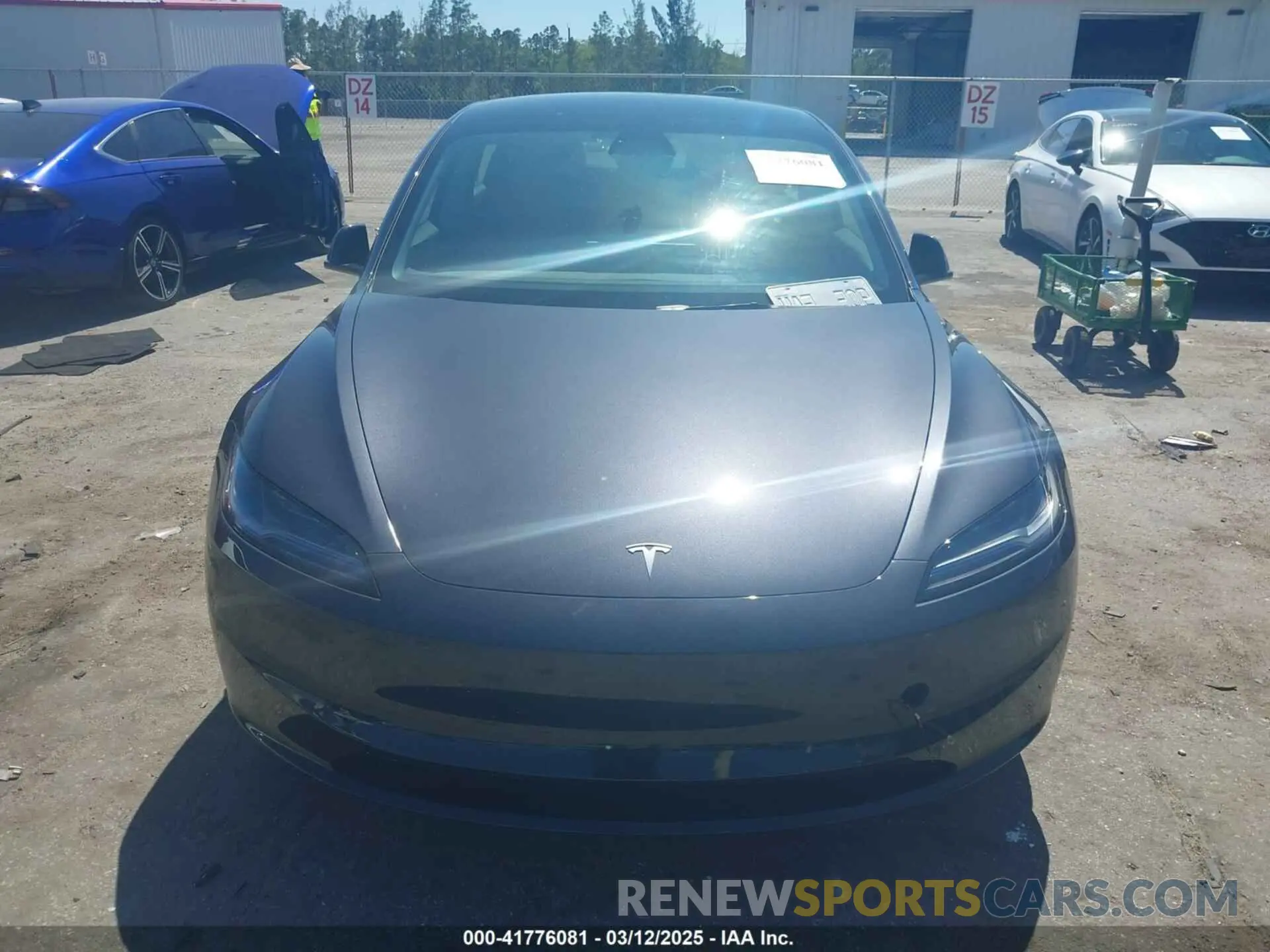 12 fotografías del automóvil dañado 5YJ3E1EA5SF902847 TESLA MODEL 3 2025