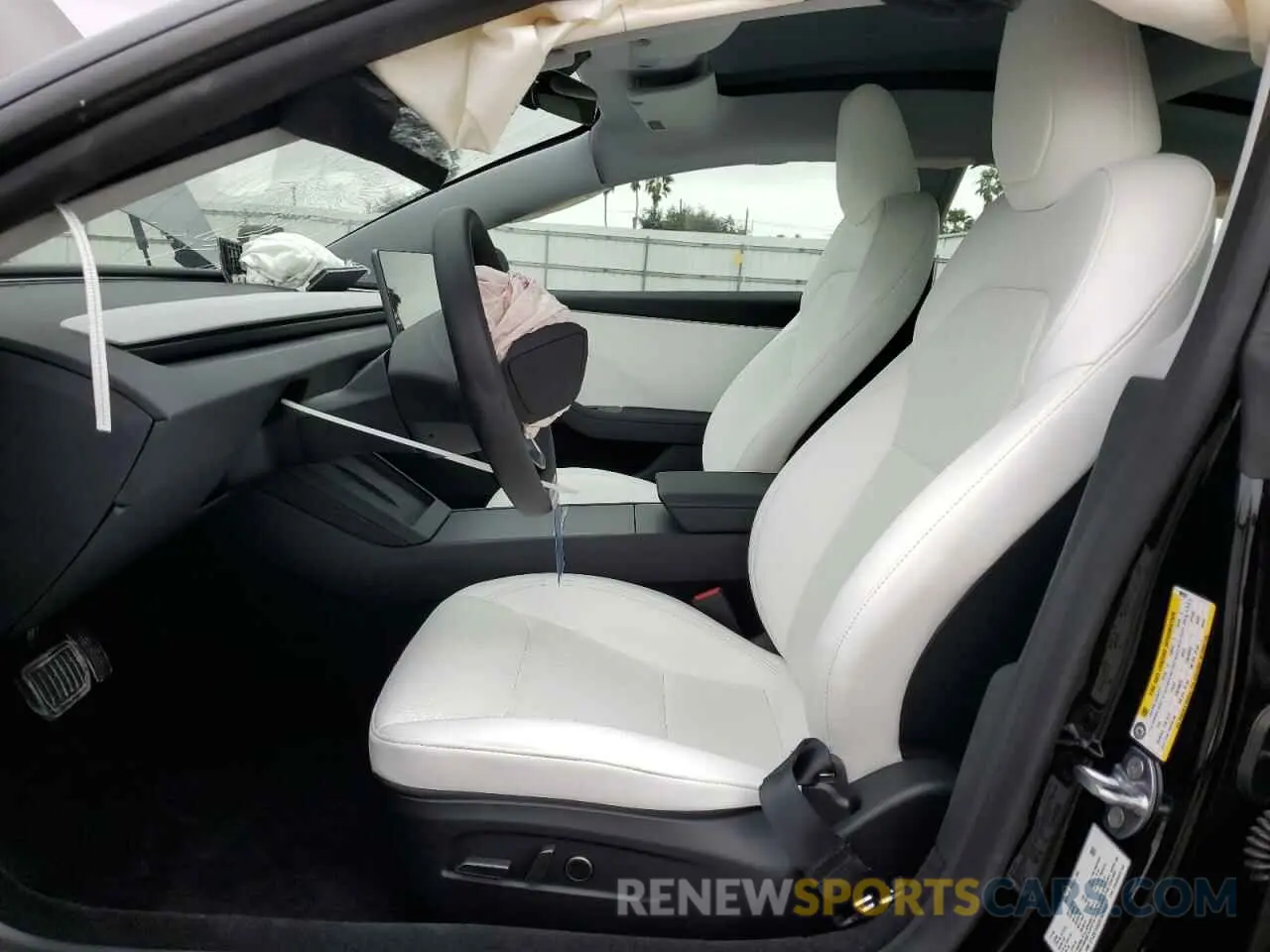 7 fotografías del automóvil dañado 5YJ3E1EA5SF909555 TESLA MODEL 3 2025