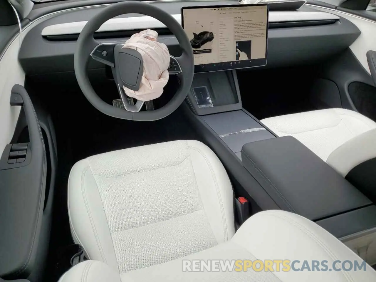8 fotografías del automóvil dañado 5YJ3E1EA5SF909555 TESLA MODEL 3 2025