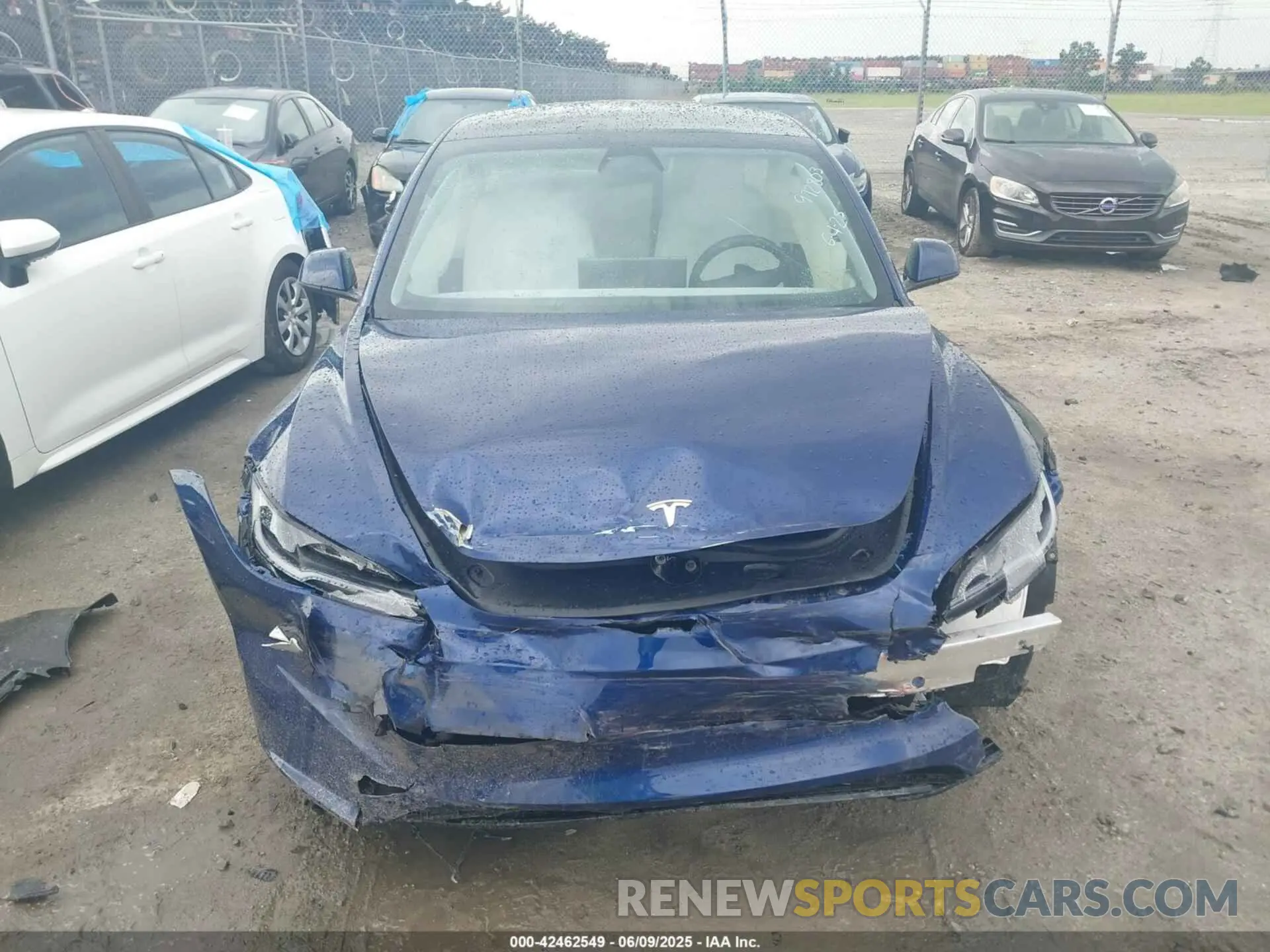 11 fotografías del automóvil dañado 5YJ3E1EA5SF972803 TESLA MODEL 3 2025