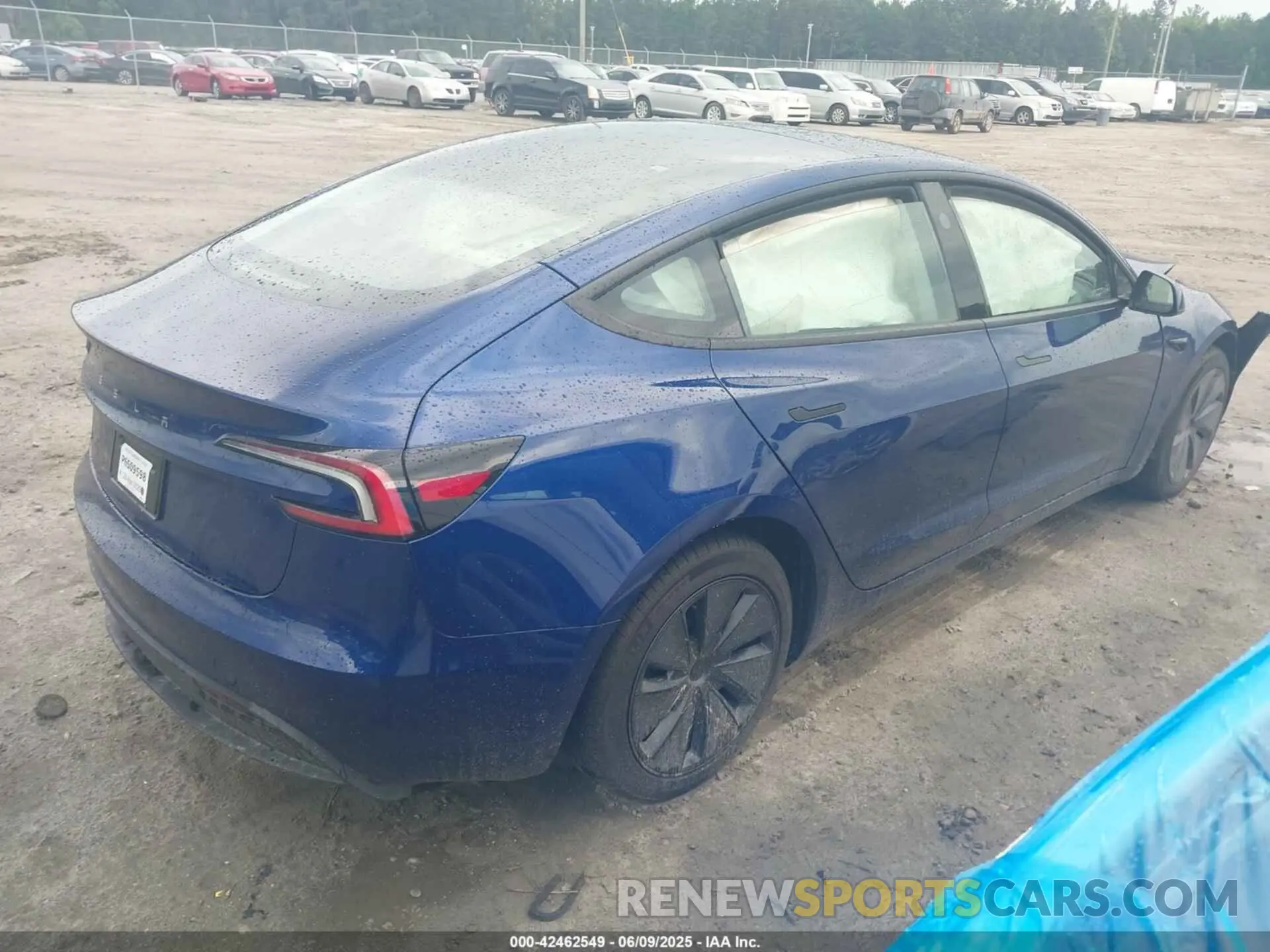 4 fotografías del automóvil dañado 5YJ3E1EA5SF972803 TESLA MODEL 3 2025