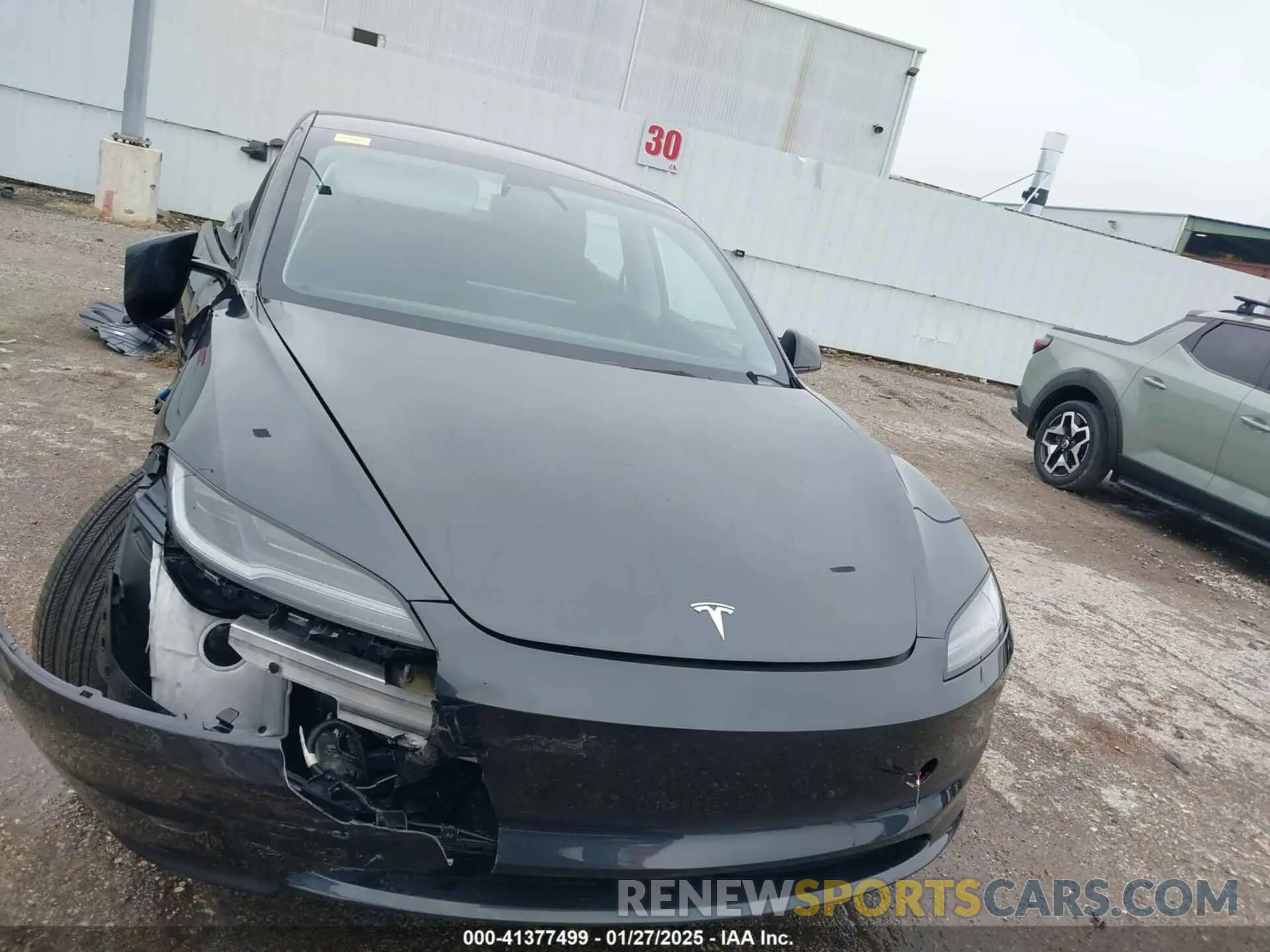 13 fotografías del automóvil dañado 5YJ3E1EA6SF885539 TESLA MODEL 3 2025
