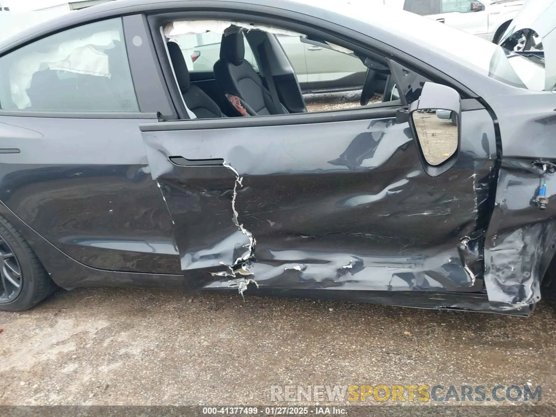 6 fotografías del automóvil dañado 5YJ3E1EA6SF885539 TESLA MODEL 3 2025