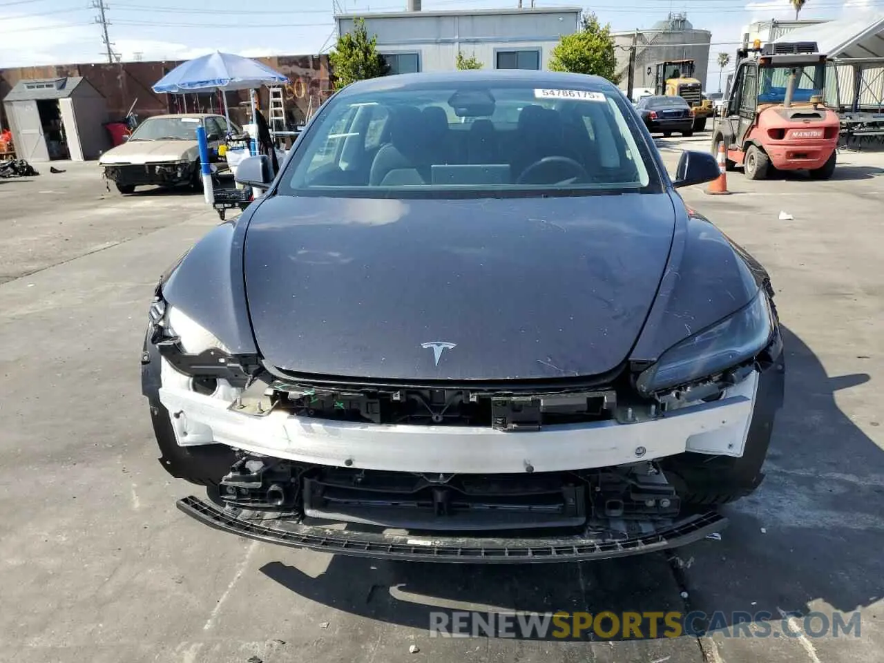 5 fotografías del automóvil dañado 5YJ3E1EA6SF908074 TESLA MODEL 3 2025