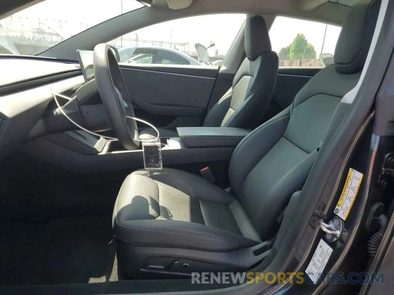 7 fotografías del automóvil dañado 5YJ3E1EA6SF908074 TESLA MODEL 3 2025