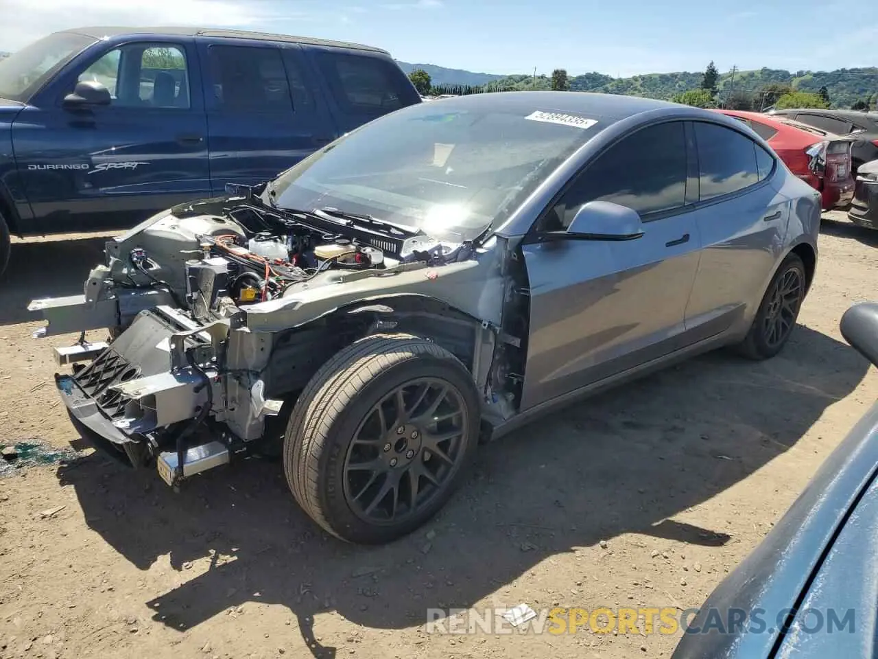 1 fotografías del automóvil dañado 5YJ3E1EA6SF976908 TESLA MODEL 3 2025