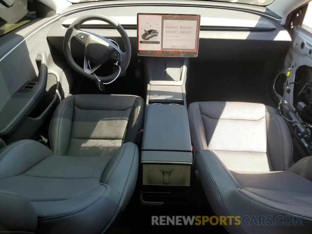8 fotografías del automóvil dañado 5YJ3E1EA6SF976908 TESLA MODEL 3 2025