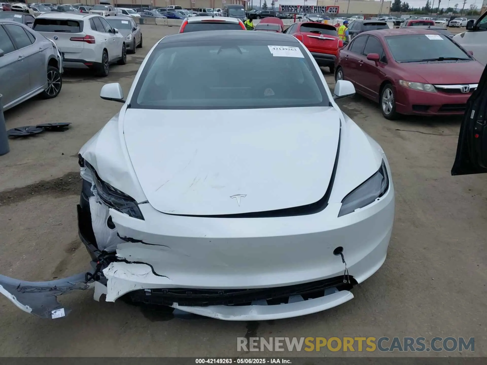 12 fotografías del automóvil dañado 5YJ3E1EA6SF988976 TESLA MODEL 3 2025