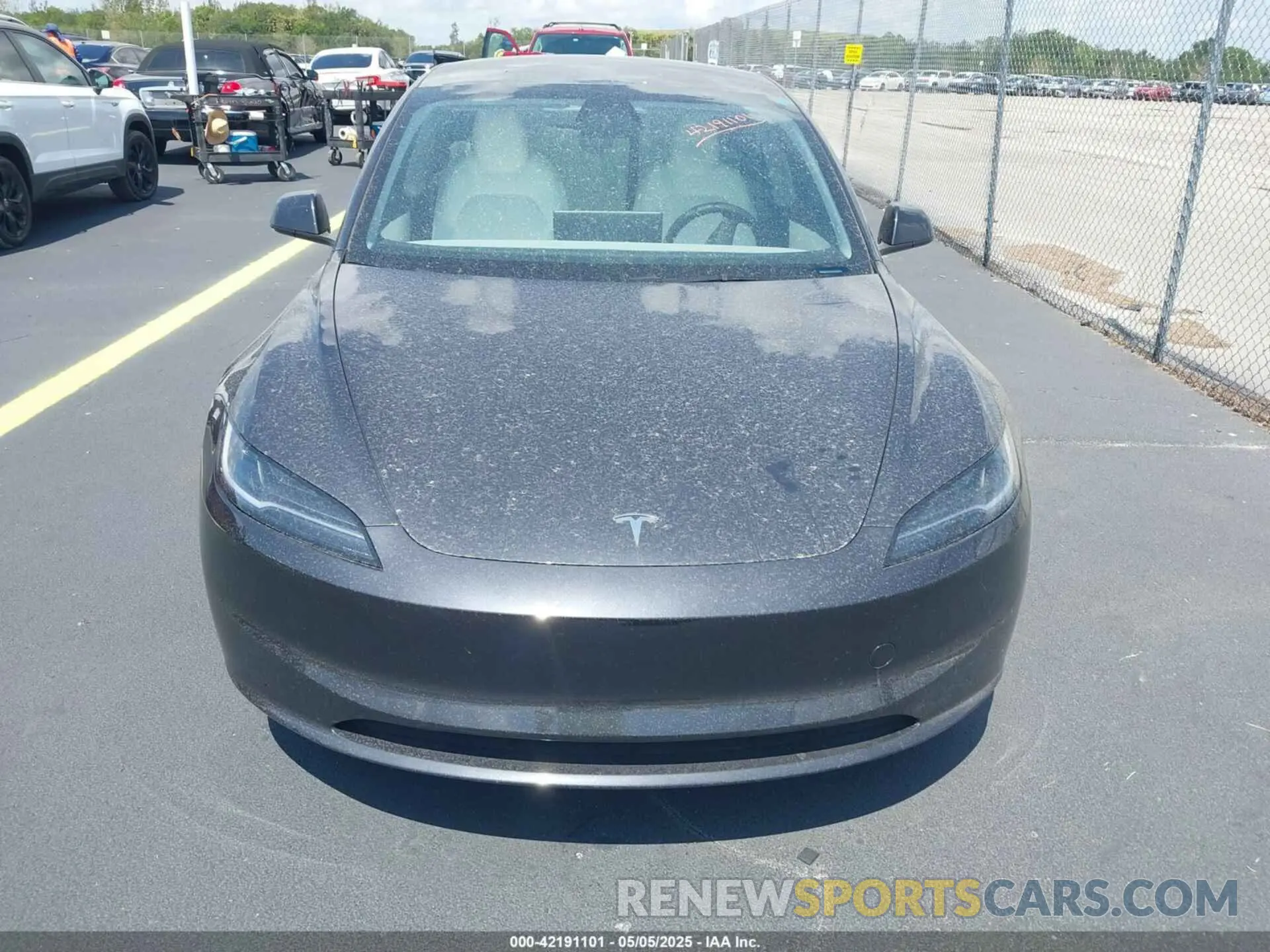 12 fotografías del automóvil dañado 5YJ3E1EA7SF940208 TESLA MODEL 3 2025