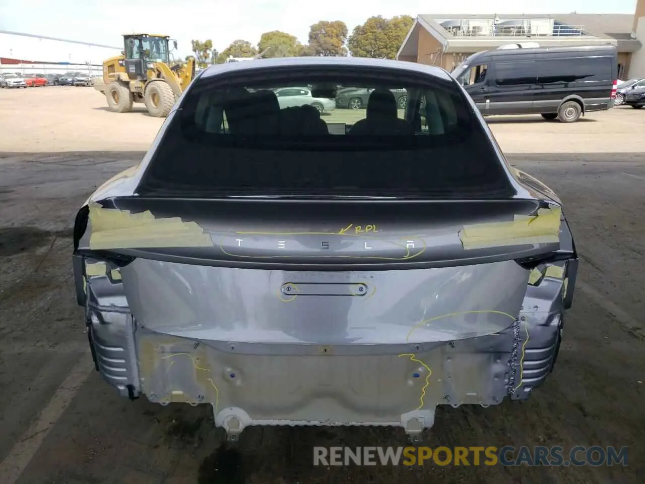 6 fotografías del automóvil dañado 5YJ3E1EA8SF880617 TESLA MODEL 3 2025