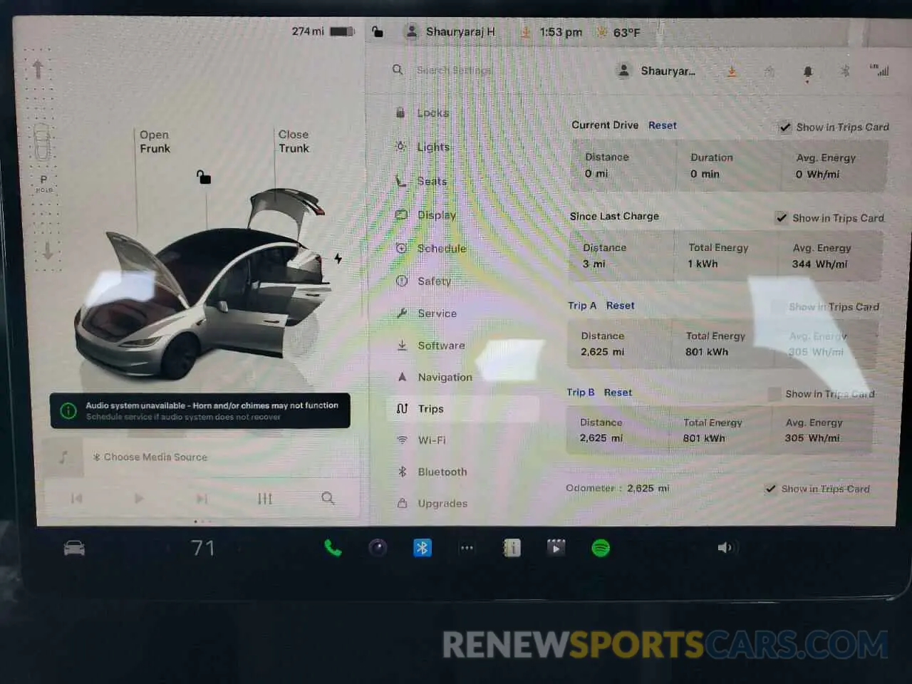 9 fotografías del automóvil dañado 5YJ3E1EA8SF880617 TESLA MODEL 3 2025