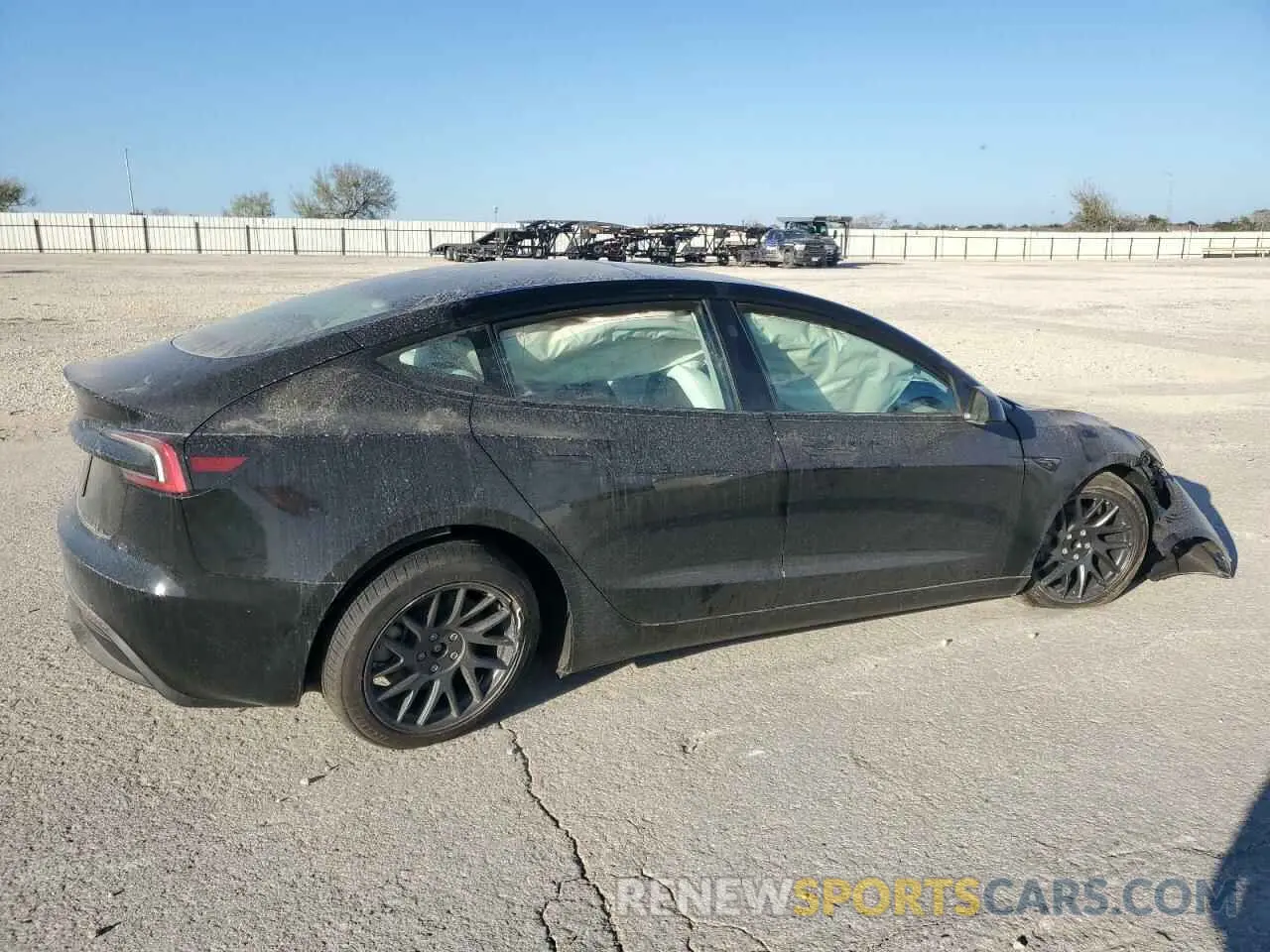 3 fotografías del automóvil dañado 5YJ3E1EA8SF903961 TESLA MODEL 3 2025