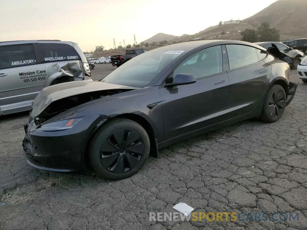 1 fotografías del automóvil dañado 5YJ3E1EA9SF878939 TESLA MODEL 3 2025
