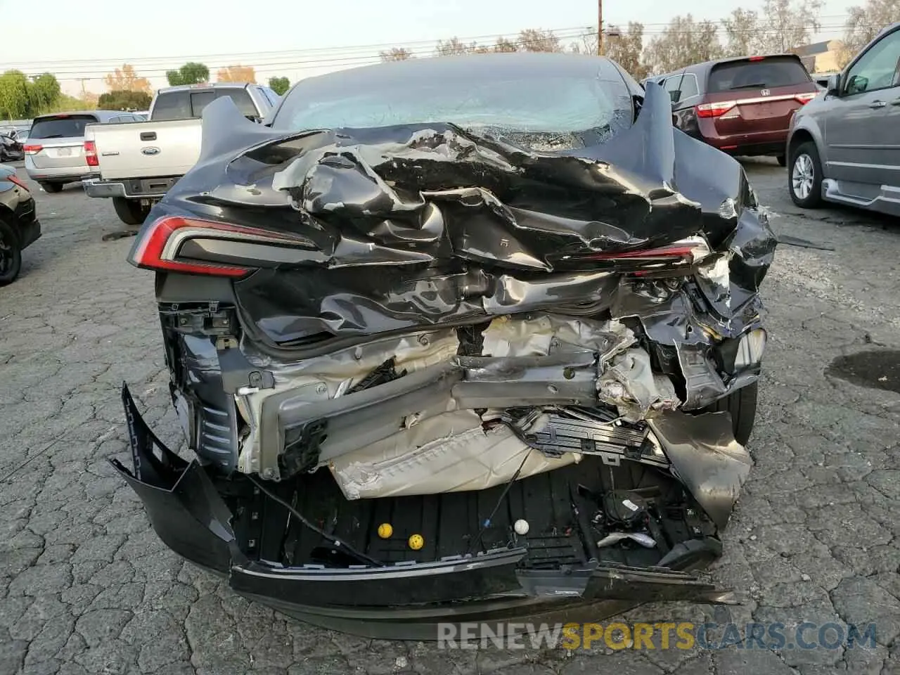 6 fotografías del automóvil dañado 5YJ3E1EA9SF878939 TESLA MODEL 3 2025