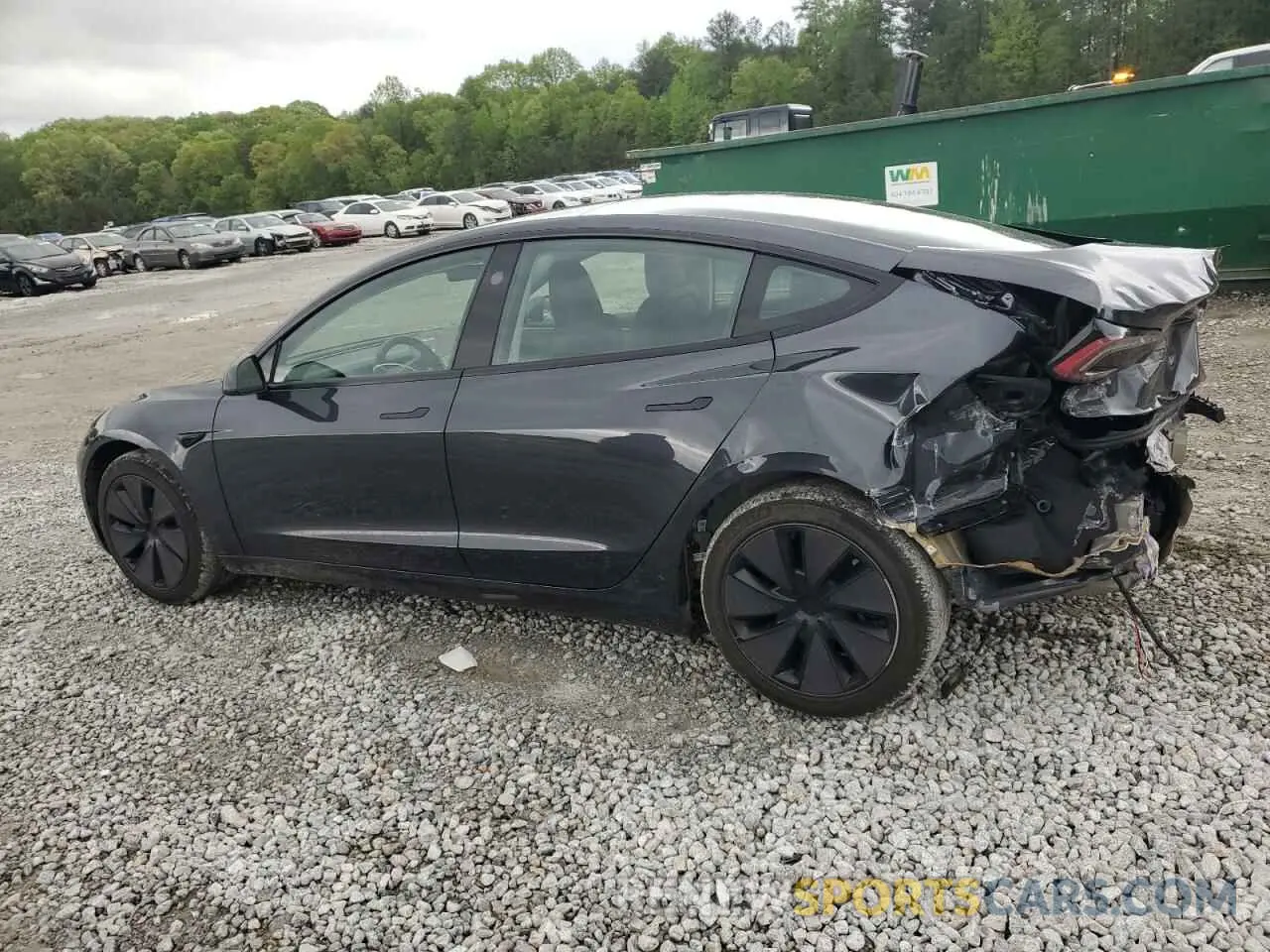 2 fotografías del automóvil dañado 5YJ3E1EA9SF882117 TESLA MODEL 3 2025