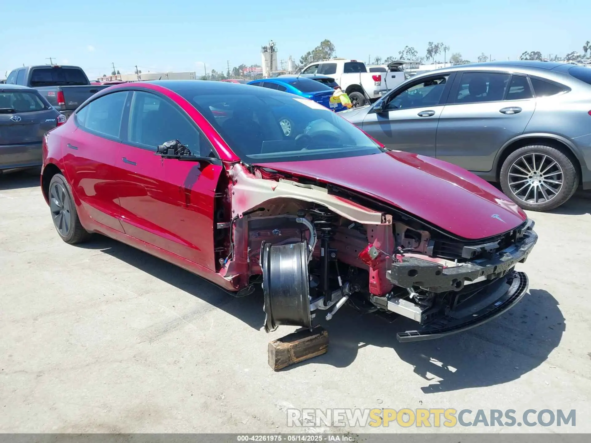 1 fotografías del automóvil dañado 5YJ3E1EA9SF914421 TESLA MODEL 3 2025