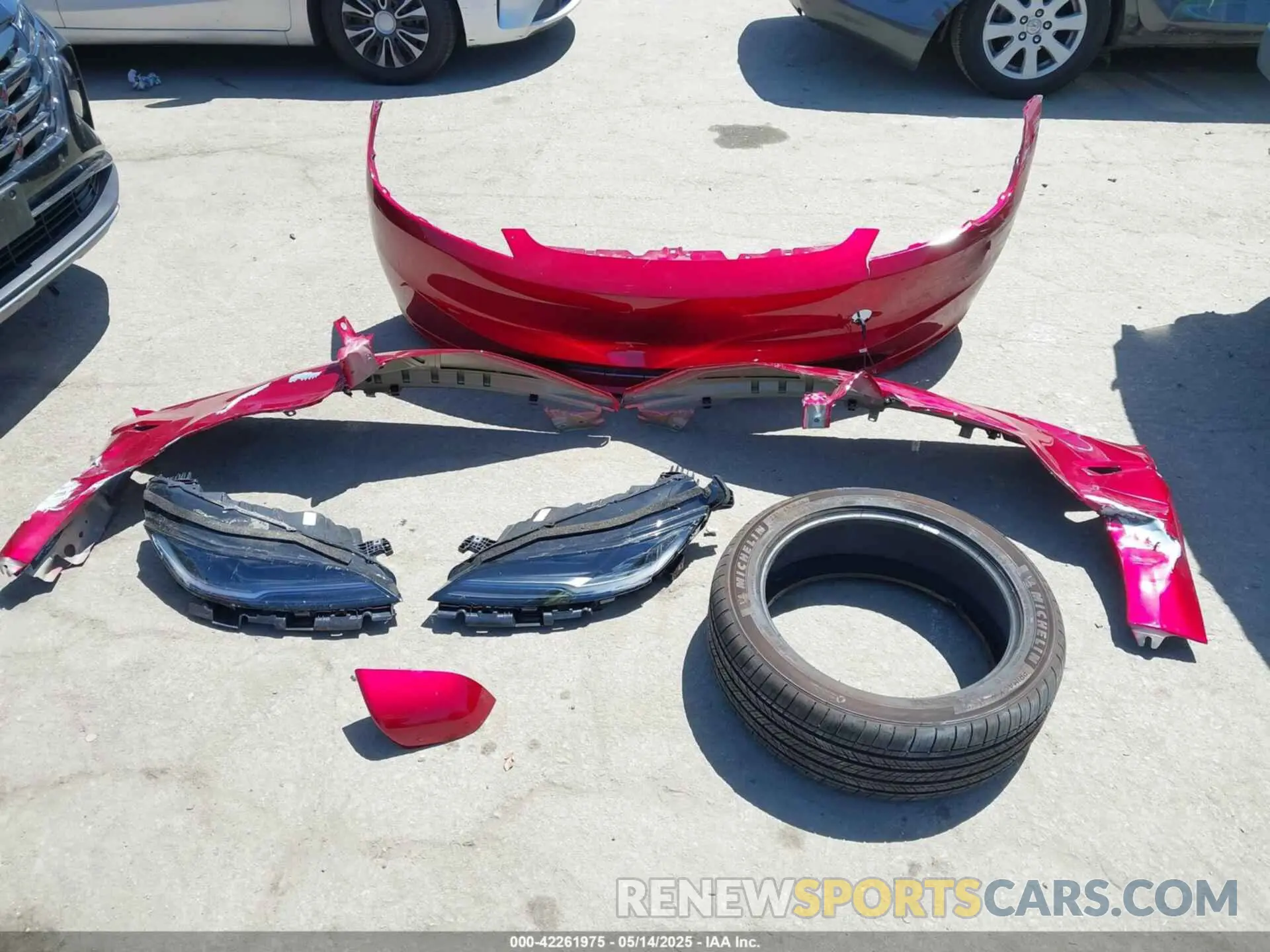 12 fotografías del automóvil dañado 5YJ3E1EA9SF914421 TESLA MODEL 3 2025