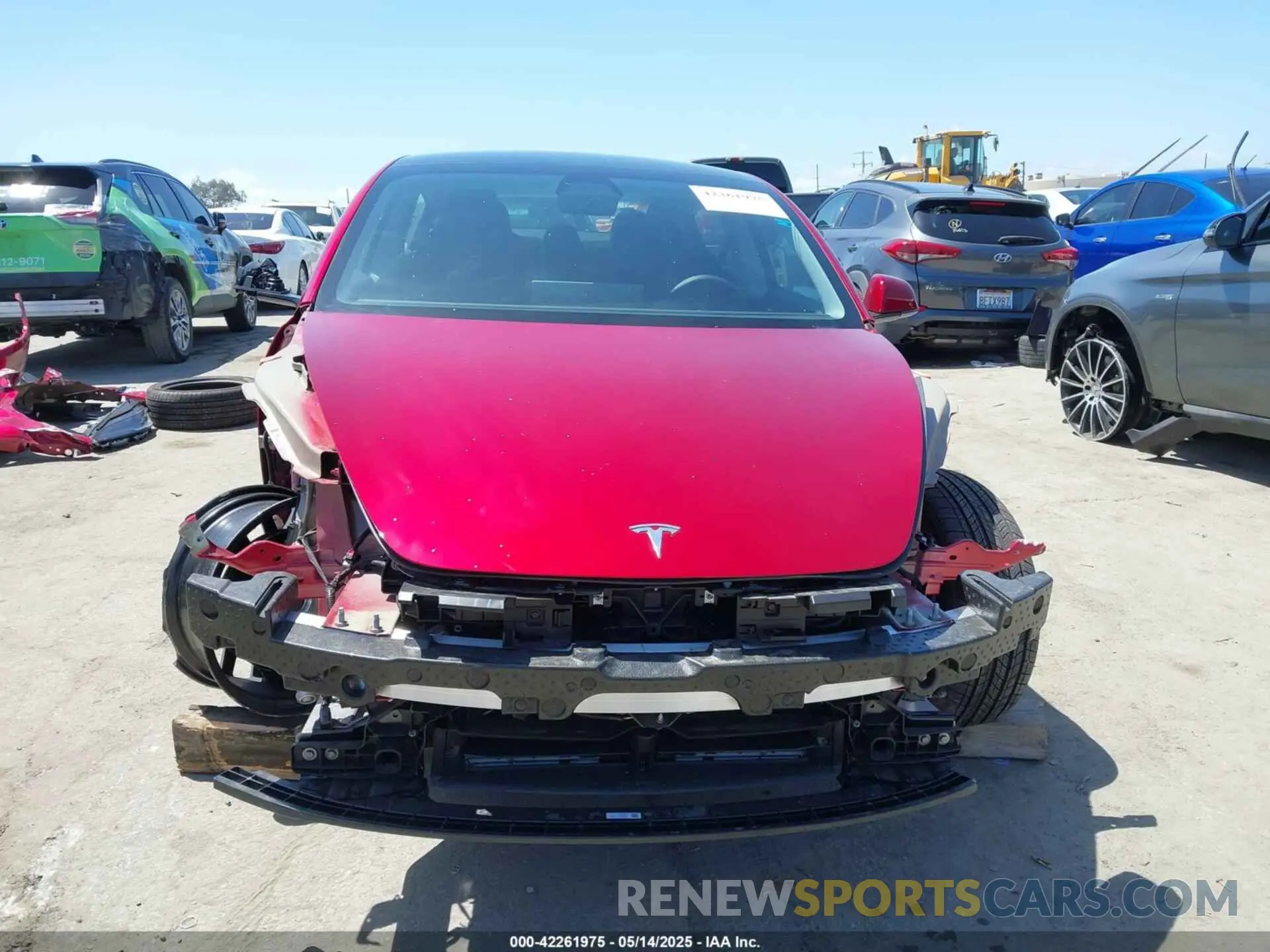 13 fotografías del automóvil dañado 5YJ3E1EA9SF914421 TESLA MODEL 3 2025