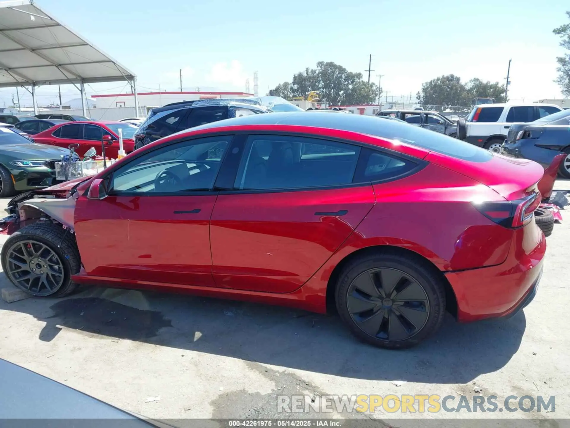 15 fotografías del automóvil dañado 5YJ3E1EA9SF914421 TESLA MODEL 3 2025