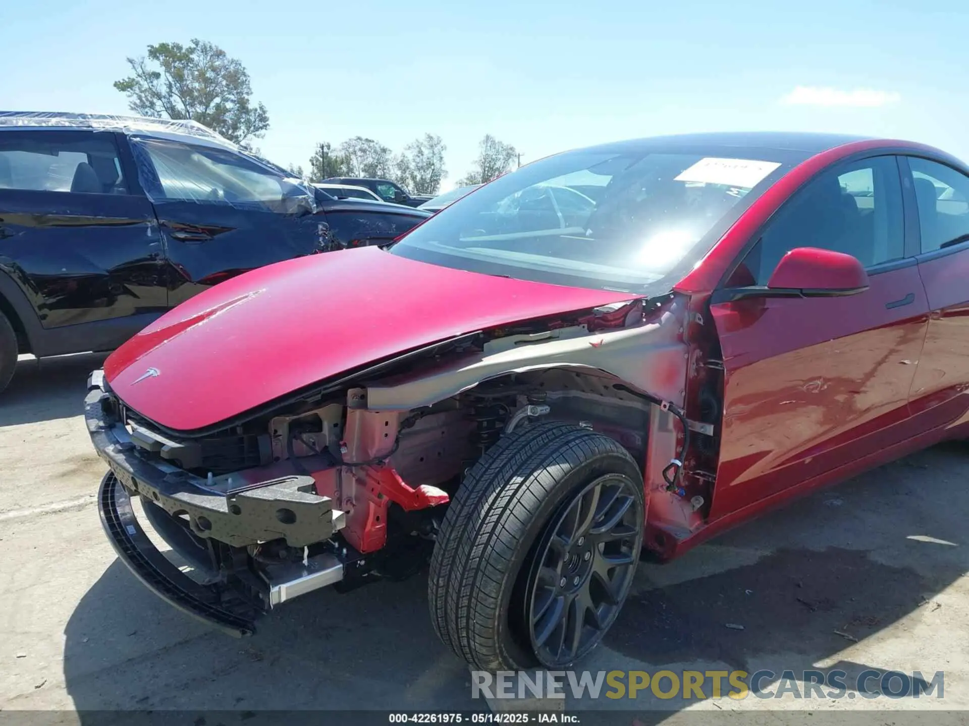 20 fotografías del automóvil dañado 5YJ3E1EA9SF914421 TESLA MODEL 3 2025